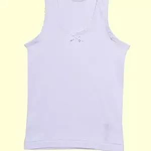 런닝 여아동 순면 베이직 무지 화이트 아이 유아 키즈