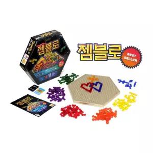 유치원 두뇌개발 6인용 보드게임 젬블로 도형맞추기놀이 TOY_1645011