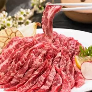 고단백식사  캠핑고기 입에서 살살 녹는 구이용 소고기 세트 800G 우삼결 업진살 부채살 갈비살