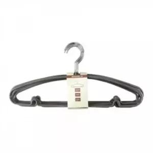 [SBD] 코팅 정리용 외투 걸이 곡선형 옷걸이 의류 브라운