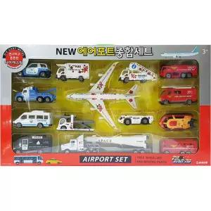 공항놀이 장난감 비행기 자동차 종합선물세트 14종 TOY_1814188
