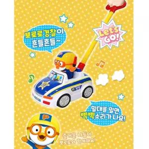 3세 유아 걸음마연습 소리나는 뽀로로 경찰차 밀대 TOY_1814271