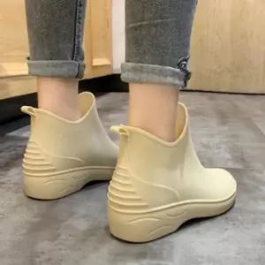 여성 레인 부츠 베이직 장화 설거지 작업화