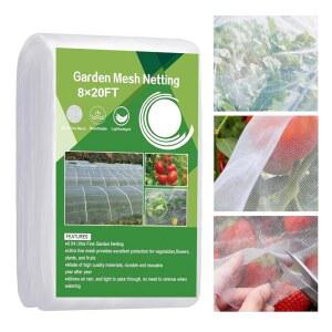 정원 그물 미세 해충 커버 높은 스크린 침대 벌레 1M 장벽 20피트 메시 보호 그물