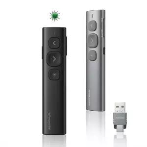 나비 그린 레이저 포인터 블루투스 100m 롱 레인지 무선 프리젠터 NV204-BPT250 웹툰 전자책 리모컨