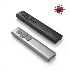 나비 레드 레이저 포인터 블루투스 100m 무선 프리젠터 NV203-BPT200 웹툰 전자책 리모컨
