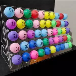 탁구공 상자 박스 입찰 뽑기 랜덤 추첨 로또 50홀