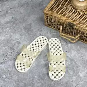 [에이치플러스몰]bns (SM)방수 지압 욕실용 슬리퍼 베이지