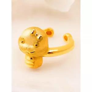 오벨리 24K 순금 뱀 돌반지 십이지신 아가 조카 첫돌 돌잔치 생일 선물