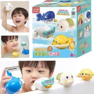 유아용장난감 아기 조이앤그로우 육아용품 4종세트 친구들 놀이 헤엄치는 목욕 신생아 물놀이 베이비 욕조o