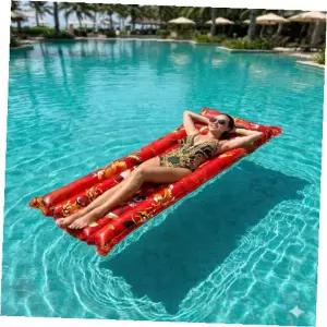 수영장 물놀이 성인용 공기 주입식 매트 휴양지 해변 레저 용품 여름 바캉스 물