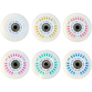 인라인 스케이트 바퀴 코어 110mm 롤러 HV 브레이드 스피드 휠 샤인 개/