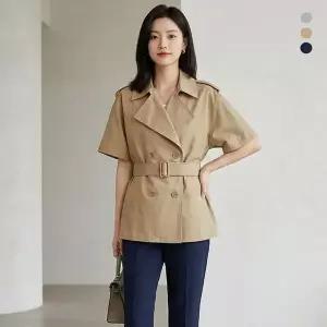 [NS홈쇼핑][엘루아] 케이프 트렌치 자켓 3종택1[35808560]