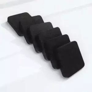 6Pcs 운동 매트 두꺼운 충격 흡수 고무 방진 패드 소음 감소 런닝머신 방음 바닥