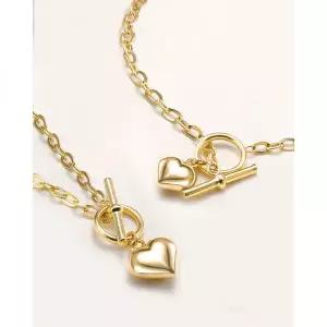 오벨리 오늘 14K 18K 벨라앤러브 토글체인 세트