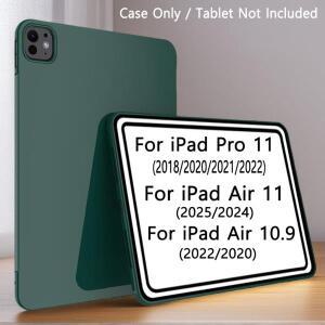 아이패드 프로 11 (2022/2021/2020/2018) 에어 2024 2025 M2 M3 / 10.9'' 2020 2022 충격 방지 소프트 TPU