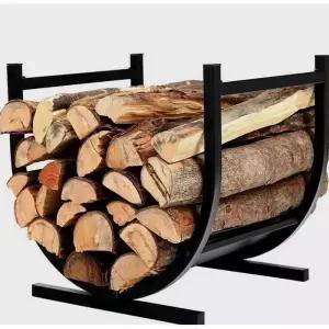 벽난로 장작 거치대 모닥불 A 화로 실내 캠핑 랙 나무 선반