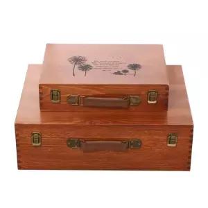 영정사진 보관함 장례 원목 유품 상자 골동품 정리