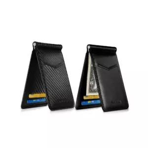 카드 소지 지갑 ID 클립 머니클립 운전면허증 편리 라이센스 가죽 머니 아이템 파이버