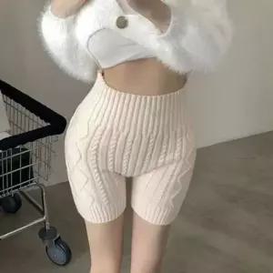 보온 여성 속바지 겨울 힙워머 여자 니트 내복 반바지