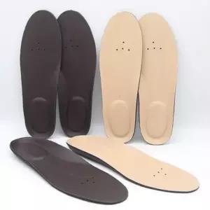 여성용 가죽 깔창 브라운 운동화인솔 안전화깔창 신발