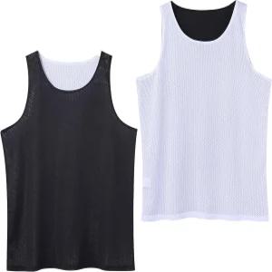 마우 남성 리버서블 농구 저지 블랭크 메시 팀 유니폼 스포츠 셔츠 SXXL