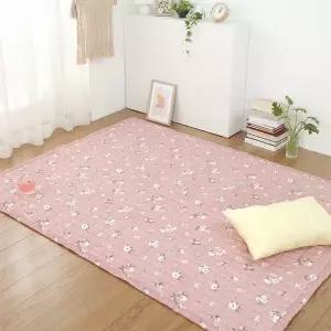 [애프터식스]까슬까슬 엘레나 국산 시원한 플라워 시어서커 여름 워셔블카페트 3colors 중형 대형