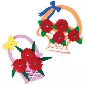 [콩심팥심]카네이션 바구니걸이02 패키지 (10 묶음)