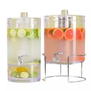 대용량 수 온도유지 물 가열 베이스 투명 매장 부페 디스펜서 주스 세트