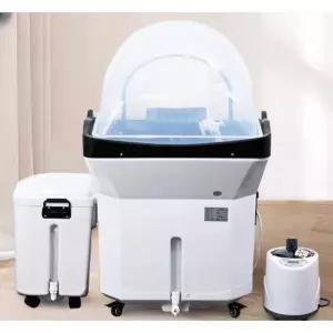 이동식 샴푸대 헤드스파 두피 마사지 헤어샵 미용시 바버샵