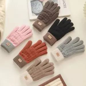 스마트 터치장갑 여성 겨울 방한용 핸드폰장갑 블랙