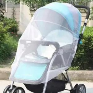 KC인증 유모차모기장 프리사이즈 유모차 모기장 밴딩형 간편설치 촘촘한망 방충 세아커머스