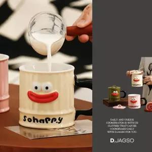 [디자이너몰]키치 오동통 입술 눈동그란 캐릭터 머그잔 컵