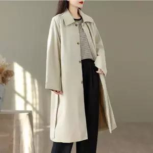 [스타일하우스](스타일하우스)트렌치코트 아우터 여성 2컬러 간절기 모던 클래식