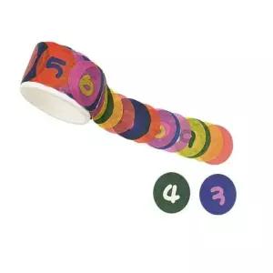 일기장 답례품 청첩장 숫자 원형 스티커 100p