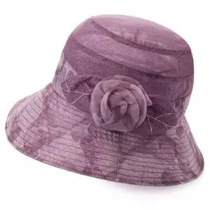 중년여성모자 어버이날 어르신 플라워 엄마 꽃 캡 봄 선물(1)