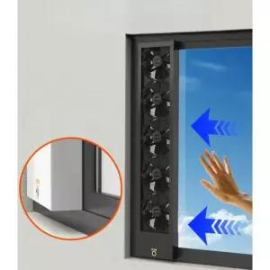 초강력 창문 환풍기 길이조절형 무타공 창틀형 환기팬 배기팬 75-80cm