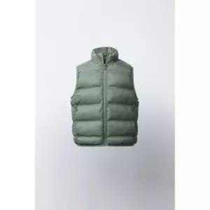 [국내배송] 자라 ZARA 경량 후드 발수 베스트 - 라이트 카키 938589