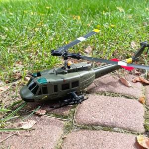 RC ERA C032 헬리콥터 1/48 스케일 2.4G 6CH UH-1 휴이 플라이바리스 6축 자이로스코프 모델 취미 어린이
