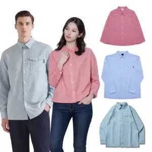 [에드윈] 남여 린넨 블렌디드 셔츠 택1