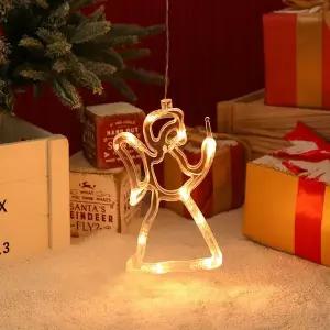 [셀러에이드]감성 LED 천사 장식전구 크리스마스 창문조명 윈도우