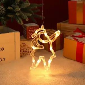 [셀러에이드]감성 LED 산타 장식전구 크리스마스 행잉 창문조명 창