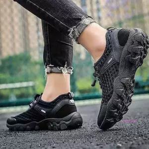 남녀공용슈즈 경량 트래킹화 등산신발 아쿠아 메쉬 여름트래킹 가평물놀이 운동화 빠지 미니 계곡 야외mno8