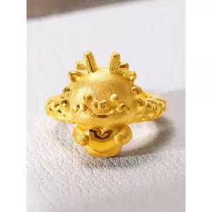 오벨리 24K 순금 용 돌반지 조카 첫돌 돌 선물 용띠 금반지 3.75g