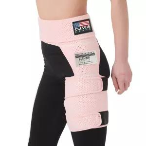 고관절 브레이스 - 좌골 를 위한 편안한 사타구니 지지 랩 당겨진 사두근을 압박 네오프렌 허벅지 소매