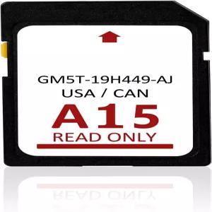 링컨/포드 자동차 GPS 내비게이션 시스템용 Forcord A15 SD 카드 미국/캐나다용 지도 교체용