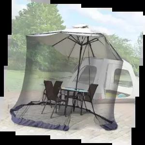 파라솔방충망 여름철 강력한 방충 기능 야외용 창문 실내 활용 가능한 튼튼한 보호망2