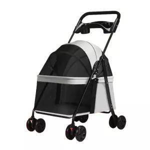 소형견 펫유모차 저상형 강아지 반려묘 카트 개모차 웨건