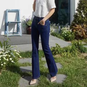 [나나진]봄신상/봄바지/바이어스/여자/속밴딩/슬림/데님/옆트임/청바지/일자/빅사이즈/키작진/컷팅/2XL/3XL/와이드/배기/부츠컷/밴딩/청반바지/5부/3부/린넨/인견/아이스진/반바지