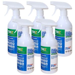 트리즈 헬스케어 스프레이 살균 소독제 500ml x 5개 세균 청소 방역 바이러스 멸균 청소 과산화수소 병원균